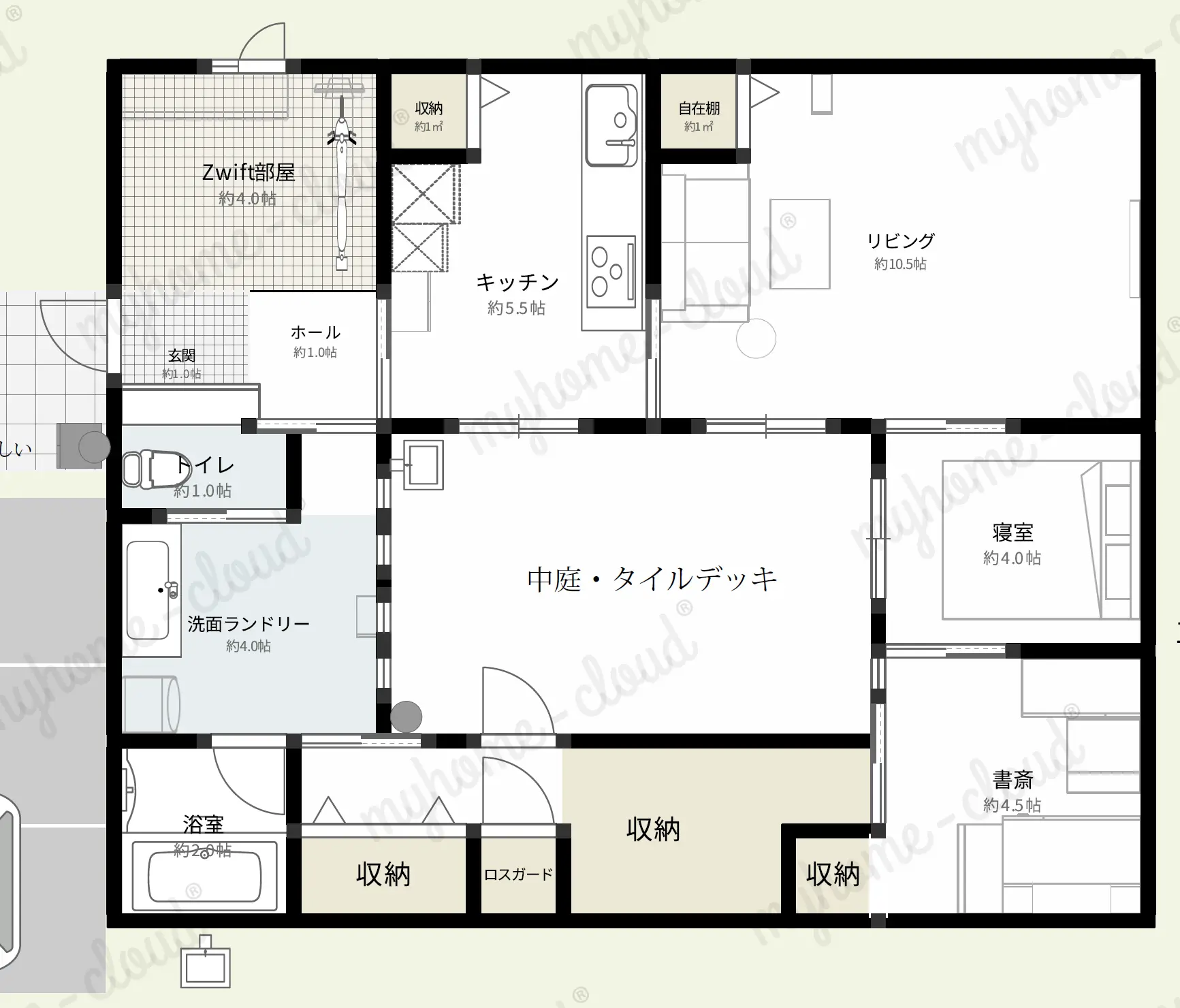 自作間取り図